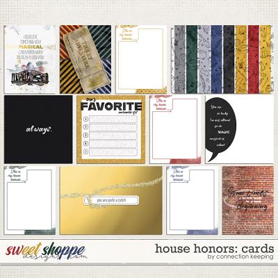 House Honors Journal Cards by Connection Keeping
