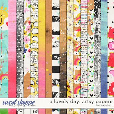 A lovely day: artsy papers by Amanda Yi