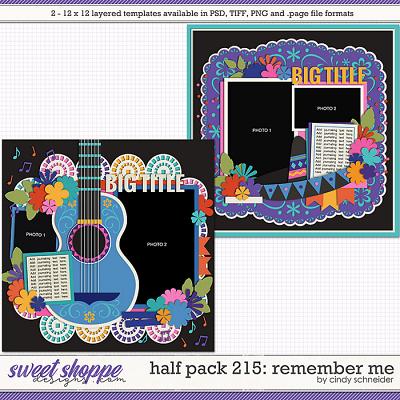 Cindy's Layered Templates - Half Pack 215: Remember Me by Cindy Schneider