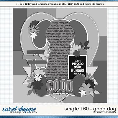 Cindy's Layered Templates - Single 160: Good Dog by Cindy Schneider