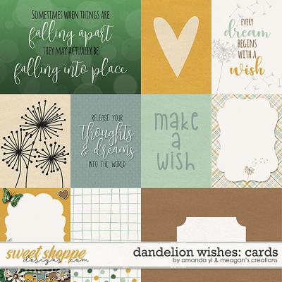 Dandelion Wishes: Cards by Amanda Yi and Meagan's Creations