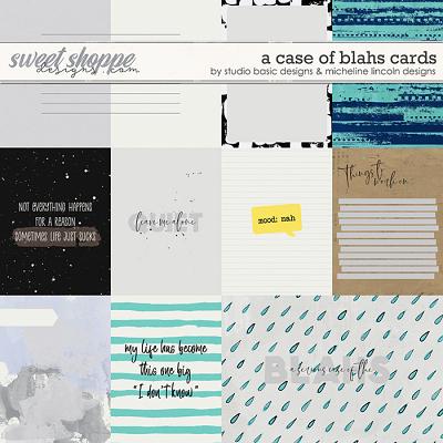 A Case Of Blahs Cards by Studio Basic and Micheline Lincoln Designs