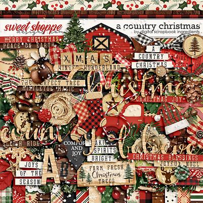 A Country Christmas by Digital Scrapbook Ingredients