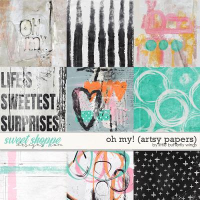 Oh my! (artsy papers) by Little Butterfly Wings