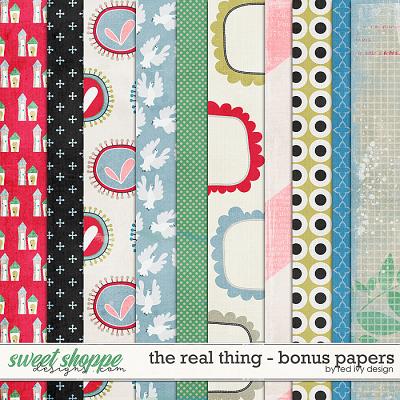 The Real Thing - Bonus Papers by Red Ivy Design