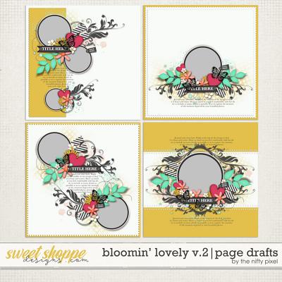 BLOOMIN LOVELY V.2 | PAGE DRAFTS by The Nifty Pixel