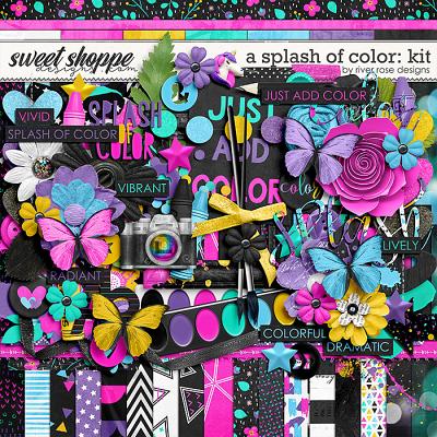 A Splash of Color: Kit by River Rose Designs