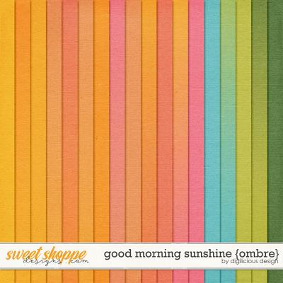Good Morning Sunshine {Ombre Solids} by Digilicious Design