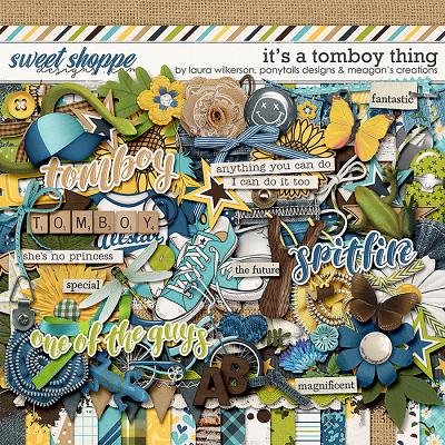 It's A Tomboy Thing by Laura Wilkerson, Ponytails Designs and Meagan's Creations