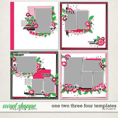 One Two Three Four Templates by Studio Liv