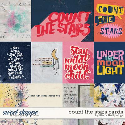 Count the Stars cards by Little Butterfly Wings