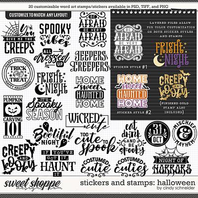 Cindy's Layered Stickers and Stamps: Halloween by Cindy Schneider