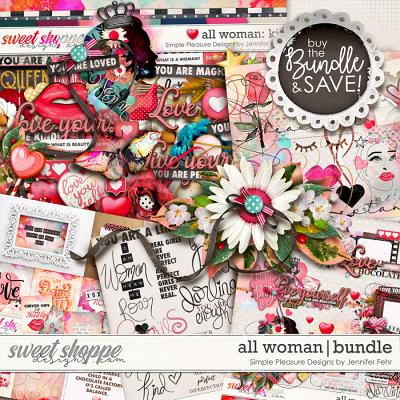 all woman bundle: simple pleasure designs by jennifer fehr 