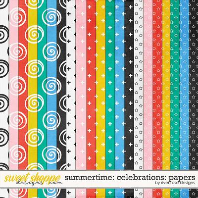 Summertime Celebrations: Papers by River Rose Designs