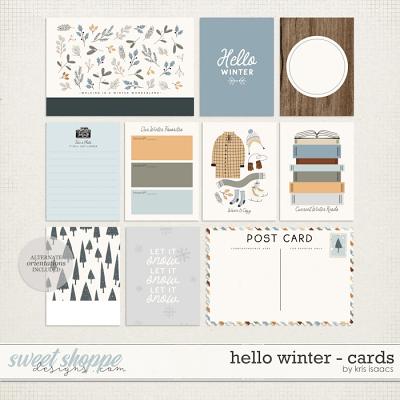 Hello Winter | Journal Cards - by Kris Isaacs