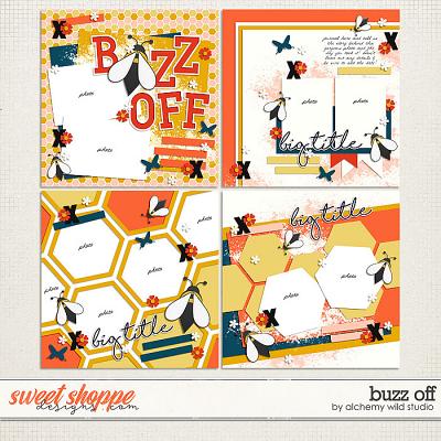 Buzz Off Layered Templates by Alchemy Wild Studio