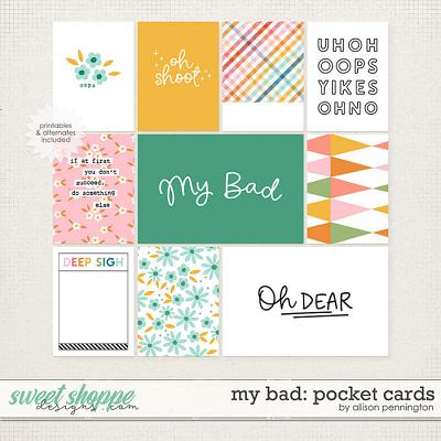 My Bad: Pocket Cards by Allison Pennington