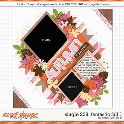 Cindy's Layered Templates - Single 238: Fantastic Fall 1 by Cindy Schneider