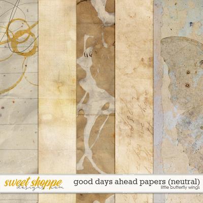 Good days ahead papers (neutral) by Little Butterfly Wings