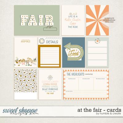 At the Fair | Journal Cards by Humble & Create