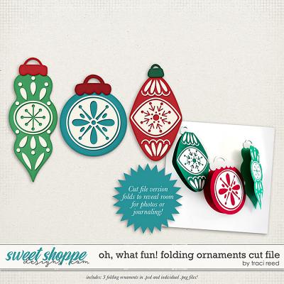 Oh, What Fun! Ornament Cut File by Traci Reed