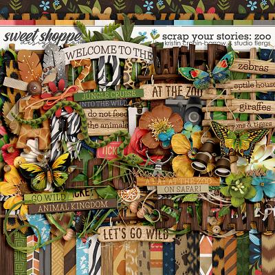 Scrap Your Stories: Zoo by Studio Flergs & Kristin Cronin-Barrow