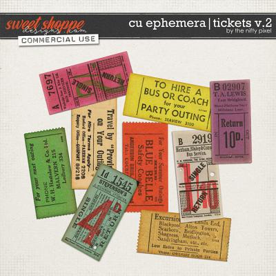 CU EPHEMERA | TICKETS V.2 by The Nifty Pixel