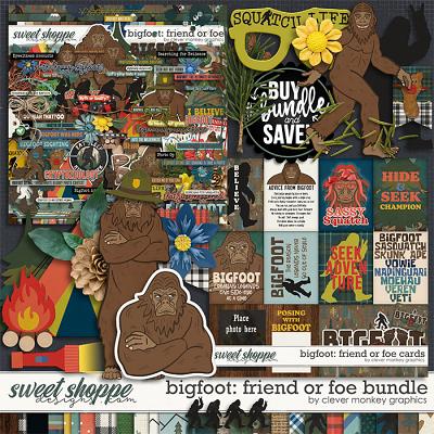 Bigfoot: Friend or Foe Bundle by Clever Monkey Graphics
