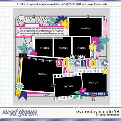 Cindy's Layered Templates - Everyday Single 78 by Cindy Schneider