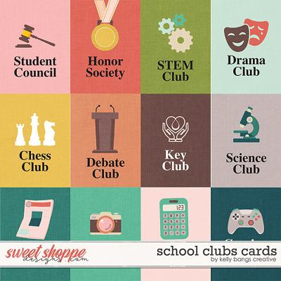 School Clubs Cards by Kelly Bangs Creative