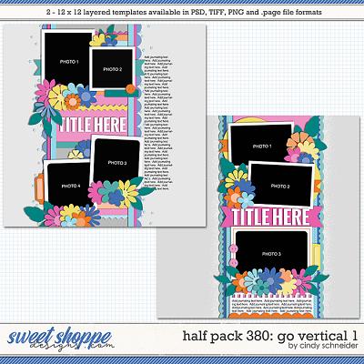 Cindy's Layered Templates - Half Pack 380: Go Vertical 1 by Cindy Schneider