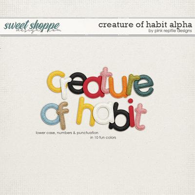 Creature Of Habit Alpha by Pink Reptile Designs
