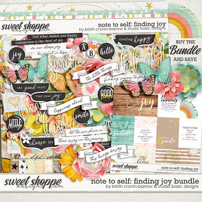 Note To Self: Finding Joy Bundle by Kristin Cronin-Barrow & Studio Basic