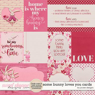 Some Bunny Loves You Cards by JoCee Designs