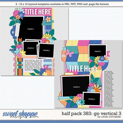 Cindy's Layered Templates - Half Pack 383: Go Vertical 3 by Cindy Schneider