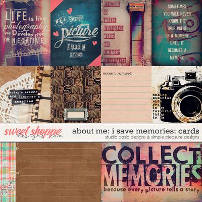 About Me: I Save Memories Cards by Simple Pleasure Designs and Studio Basic