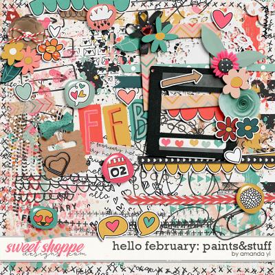 Hello February: paints&stuff by Amanda Yi