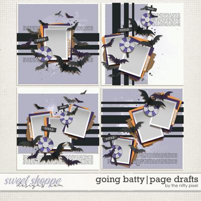 GOING BATTY | PAGE DRAFTS by The Nifty Pixel