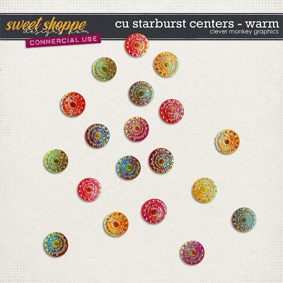 CU Starburst Centers - Warm by Clever Monkey Graphics  