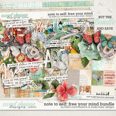 Note To Self: Free Your Mind Bundle by Kristin Cronin-Barrow & Studio Basic