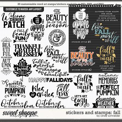 Cindy's Layered Stickers and Stamps: Fall by Cindy Schneider