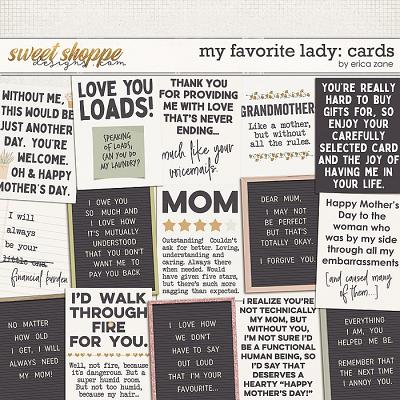 My Favorite Lady: Cards by Erica Zane