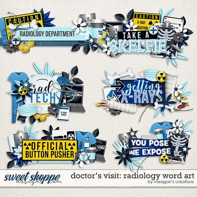 Doctor's Visit: Radiology Word Art by Meagan's Creations