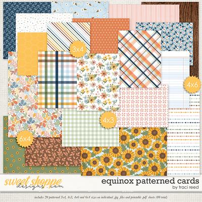 Equinox Patterned Cards by Traci Reed