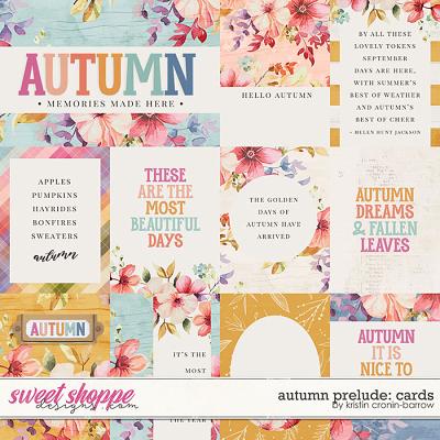 Autumn Prelude: Cards by Kristin Cronin-Barrow