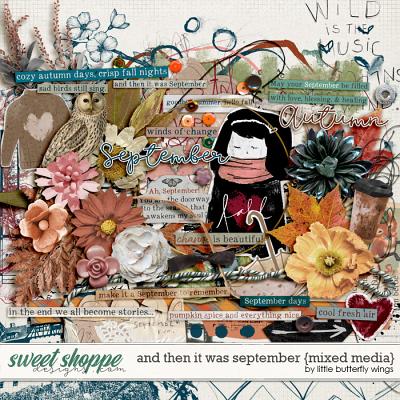 And then it was September {mixed media bits} by Little Butterfly Wings