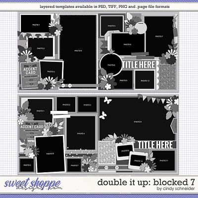 Cindy's Layered Templates - Double It Up: Blocked 7 by Cindy Schneider