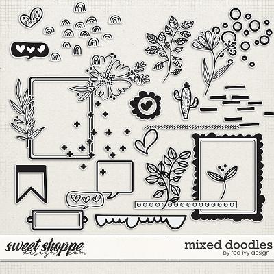 Mixed Doodles by Red Ivy Design