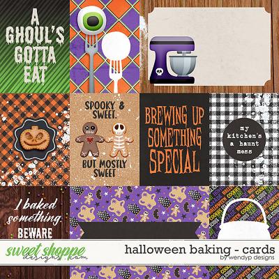 Halloween baking - Cards by WendyP Designs