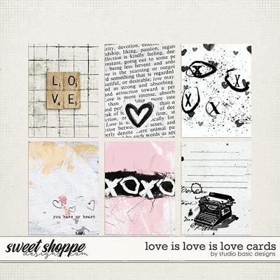 Love Is Love Is Love Cards by Studio Basic